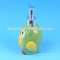 Cute owl design ceramic hand soap and lotion bottle